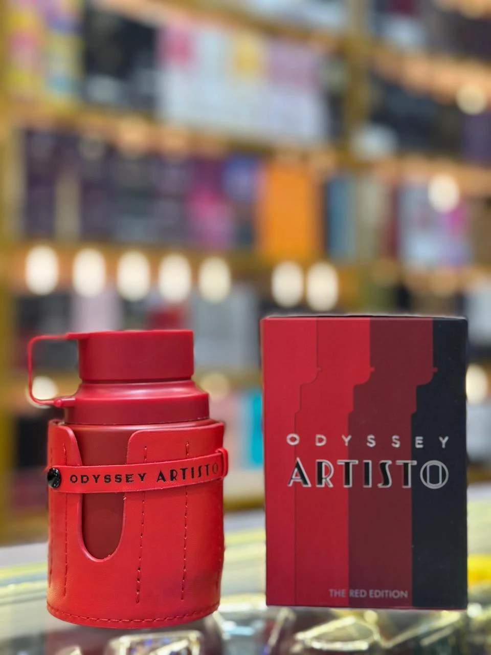 Armaf Odyssey Artisto The Red Edition EDP – Pasión en Cuero Rojo - Perfumes Palmira Colombia